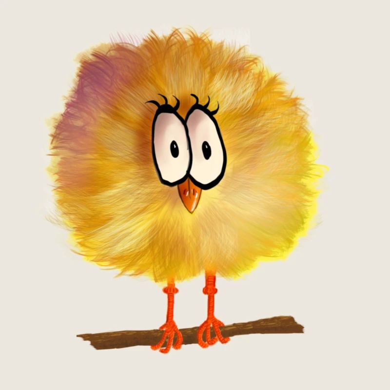 komischer Vogel