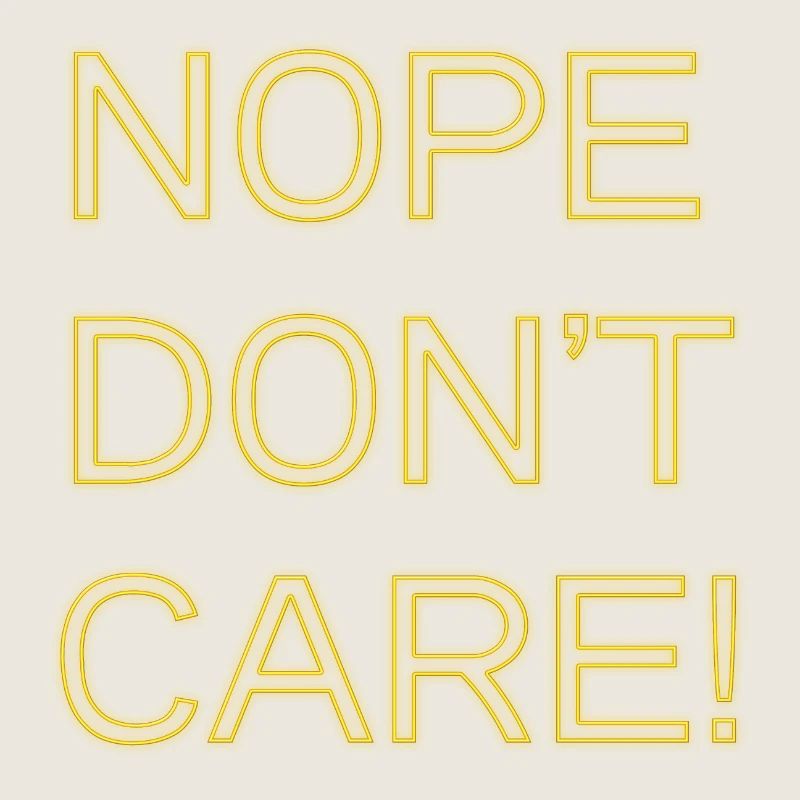 Nope don't care