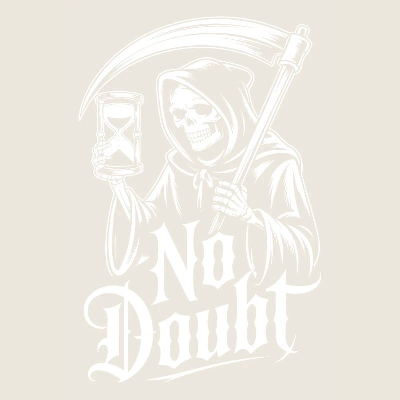 Faucheuse avec sablier – No Doubts Saying Gothic