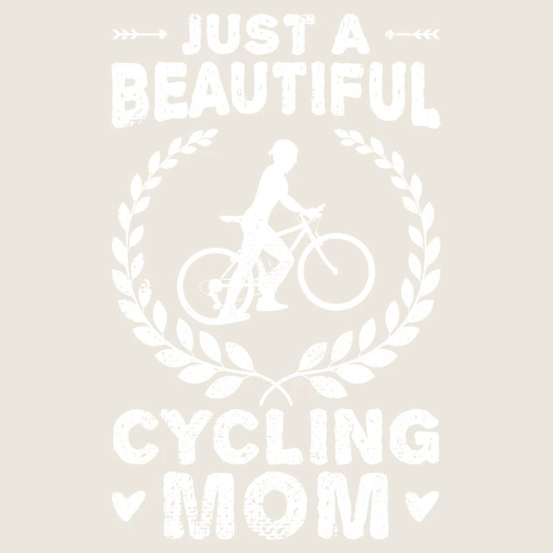 Fahrradfahrer Mutter