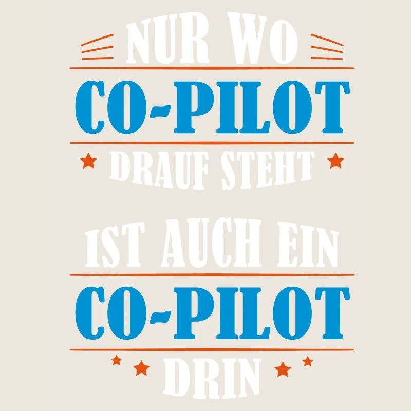 Co-Pilot Beruf Geschenk