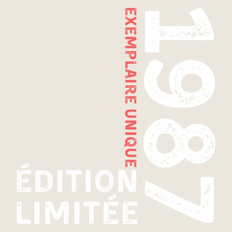 1987 vintage typographic style