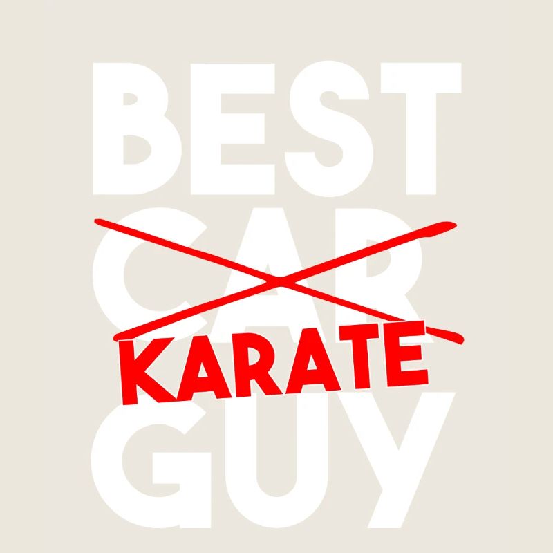 Bester Karate-Typ lustiger Kampfsport-Slogan