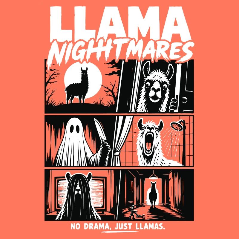 Llama Nightmares Horror Comic