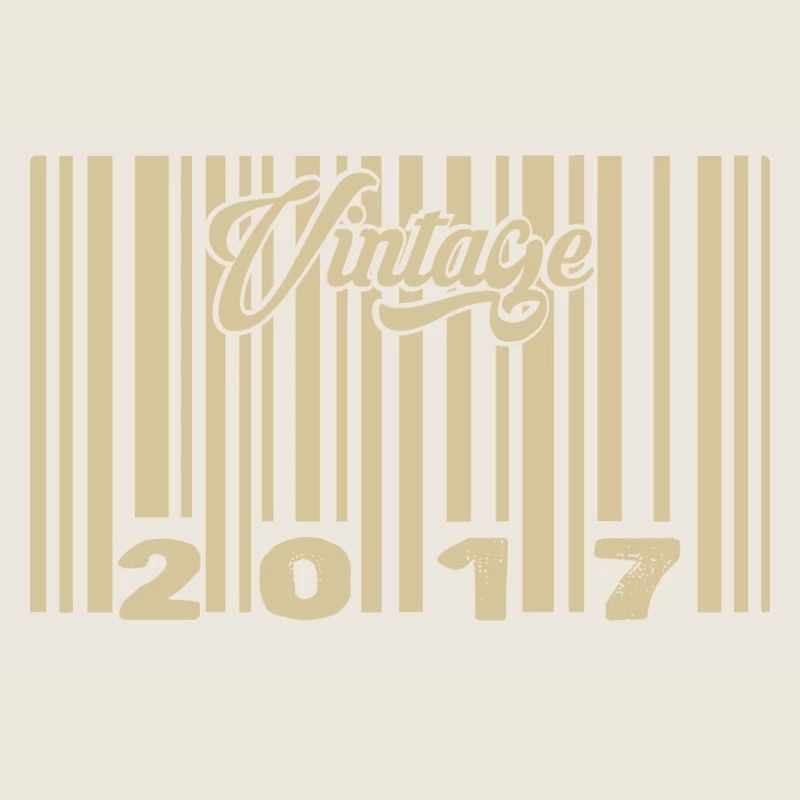 vintage 2017 Barcode 2017: Year 2025.