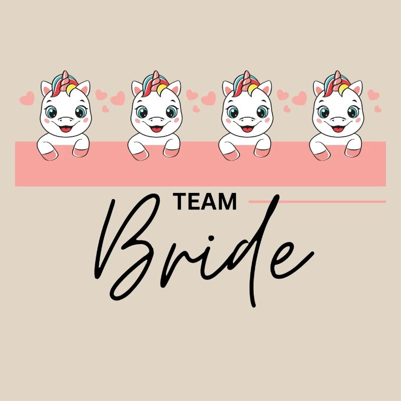 Team Bride - Einhorn Team