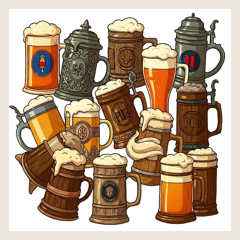 La chope à bière : la tradition de trinquer