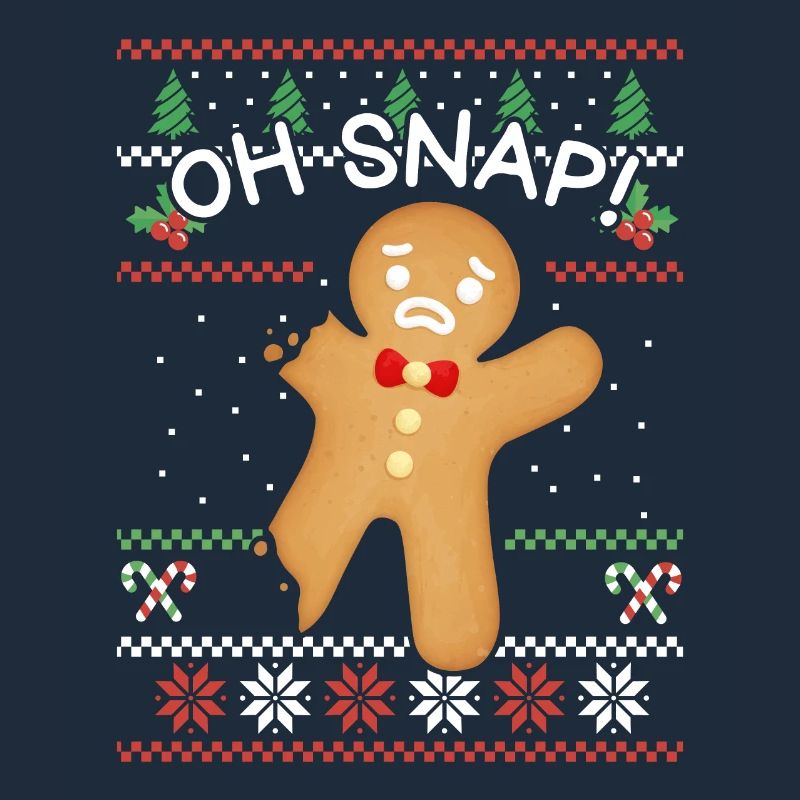 Oh Snap Lebkuchenmann Weihnachts-Backoutfit