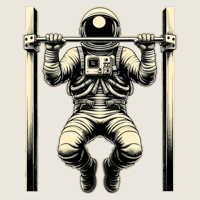 Calisthenics Astronaut Pull-ups Gift