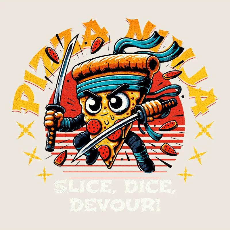 PIZZA NINJA SLICE, DICE, DEVOUR!