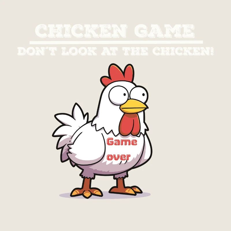 Chicken game white