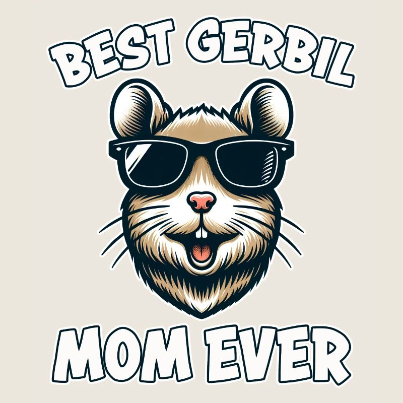 Gerbil Saying Gerbil Mom Funny Gerbil Gift