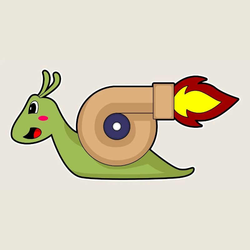 Escargot Jogger Jogging Rocket