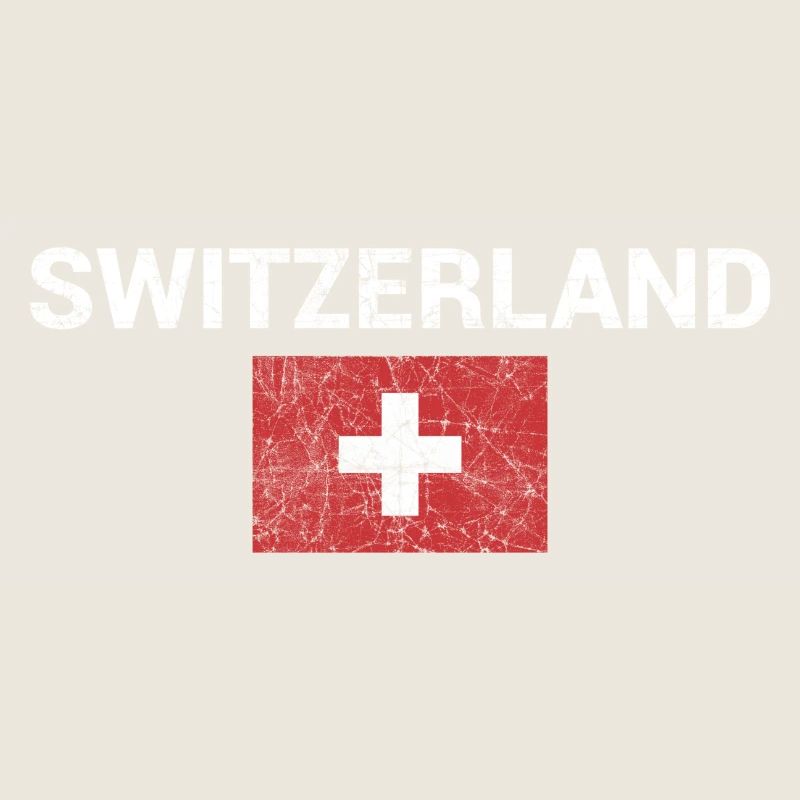 Schweizer Wortzeichen mit Flaggenemblem