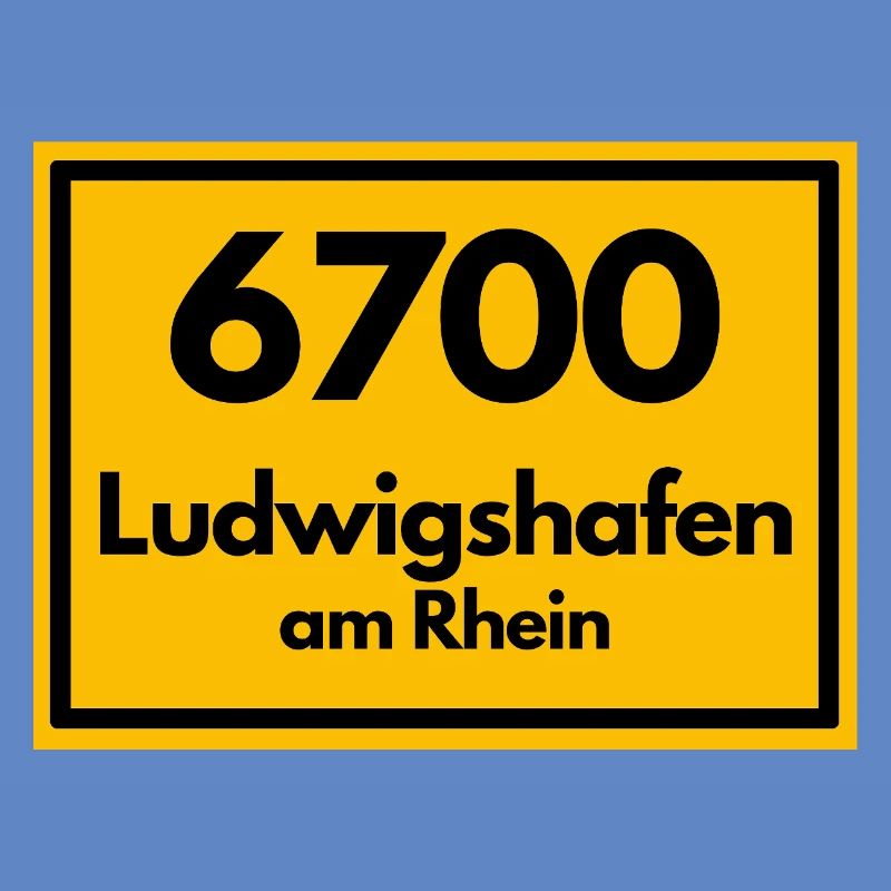 OLD POSTCODE POSTCODE RETRO 6700 LUDWIGSHAFEN