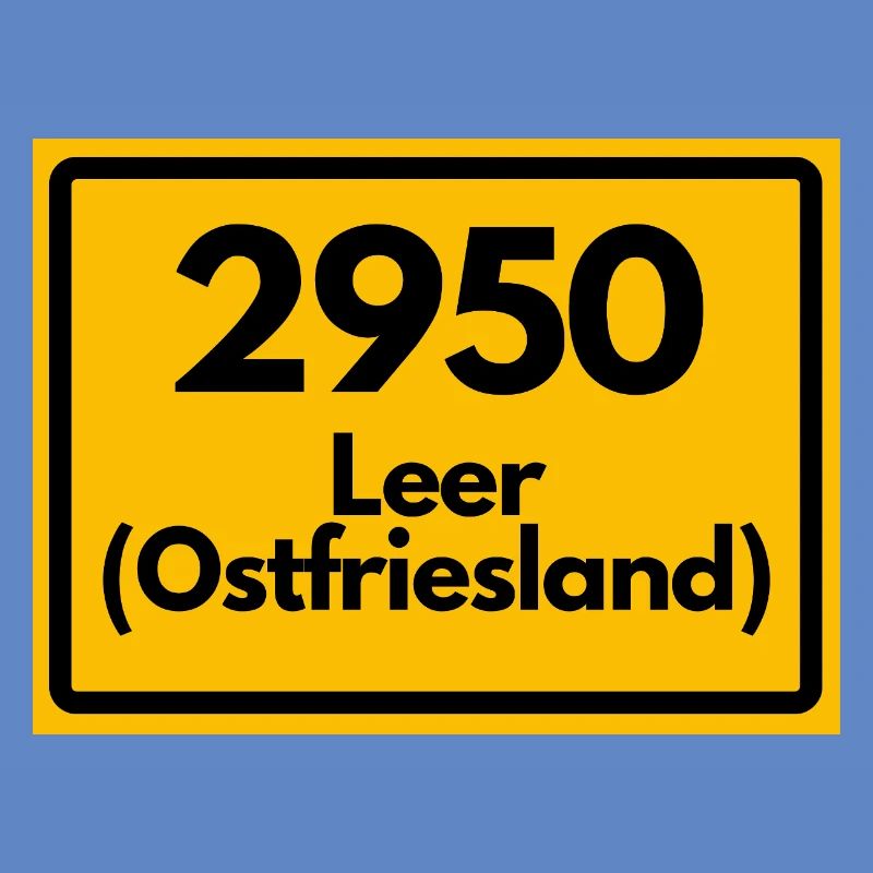 OLD POSTCODE ZIP CODE RETRO 2950 LEER EAST FRISIA
