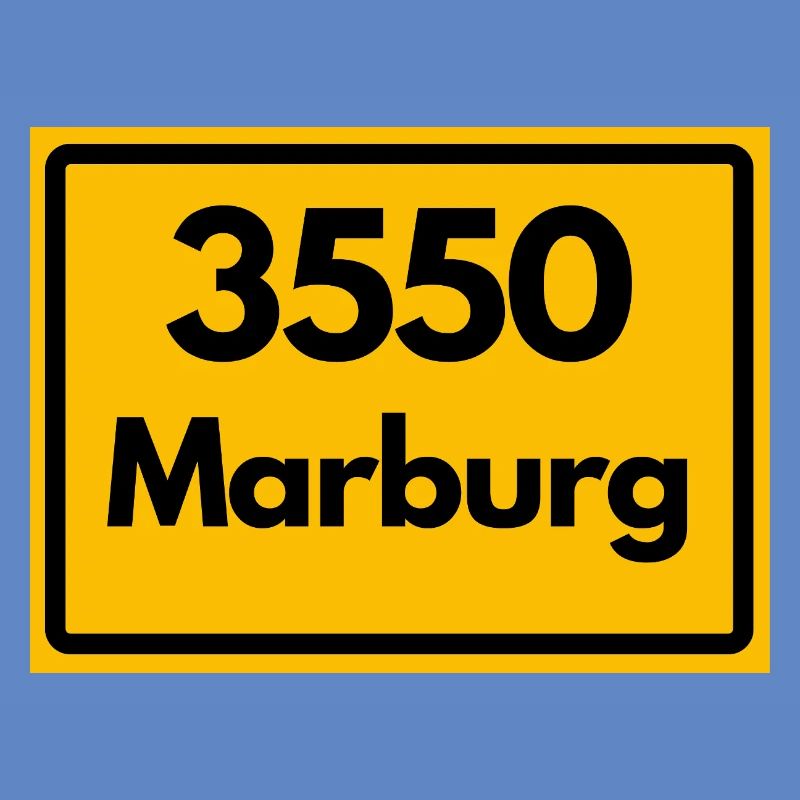 OLD POSTCODE ZIP CODE RETRO 3550 MARBURG