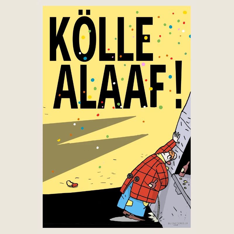 Cartoon Alaaf du Carnaval de Cologne