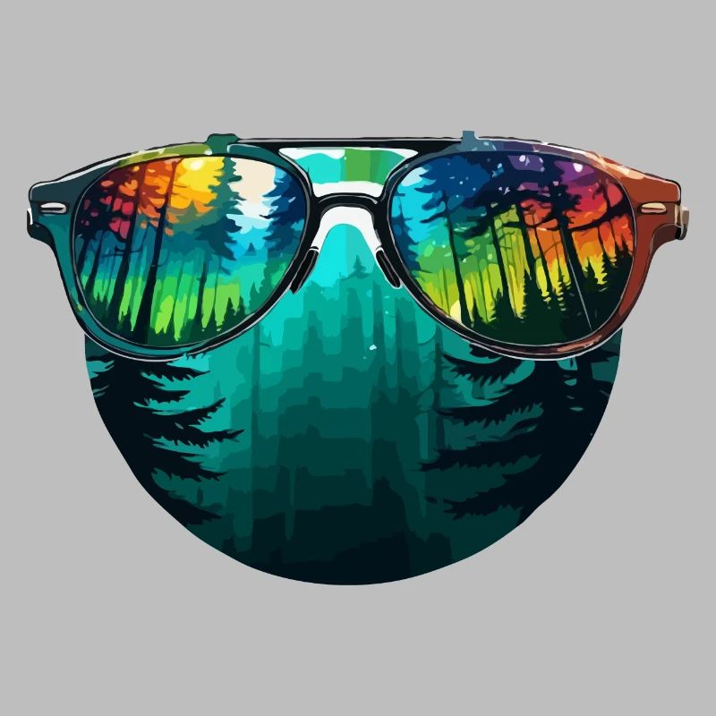 Lunettes de soleil / Reflection / Forest / Reflection