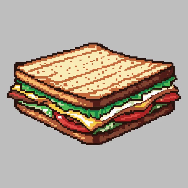 Sandwich Pixel Icon