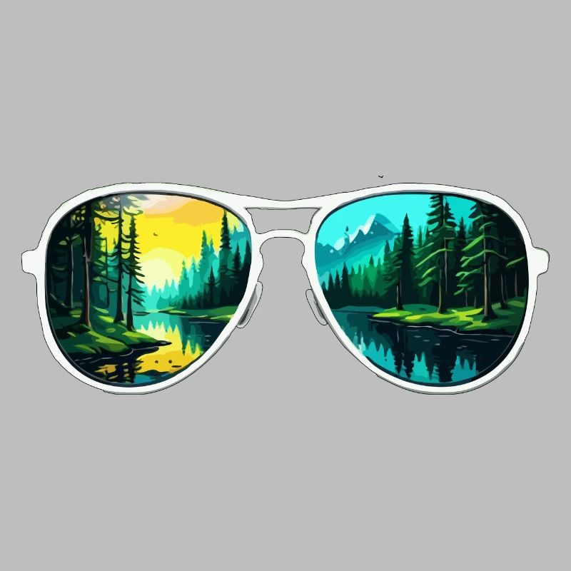 Lunettes de soleil / Reflection / Forest / Reflection