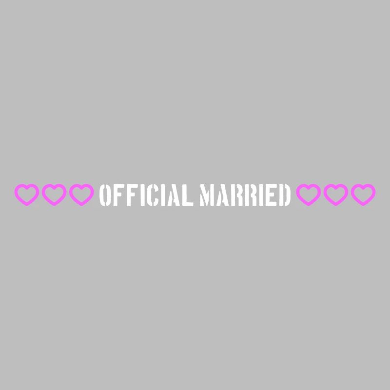 Married Wedding Heart