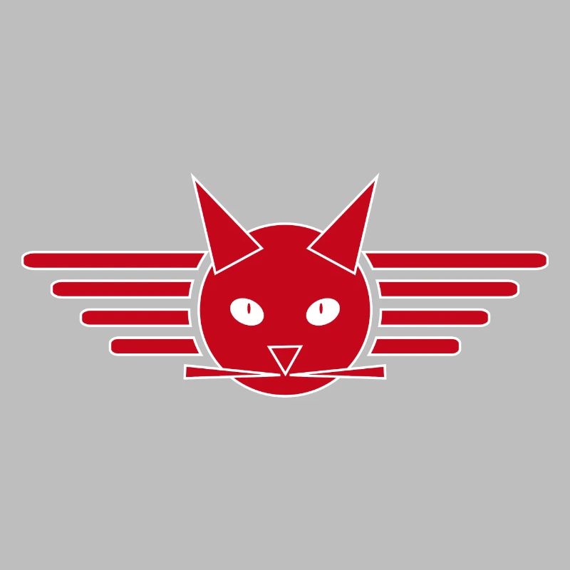Conception créative de t-shirt Ailes de chat