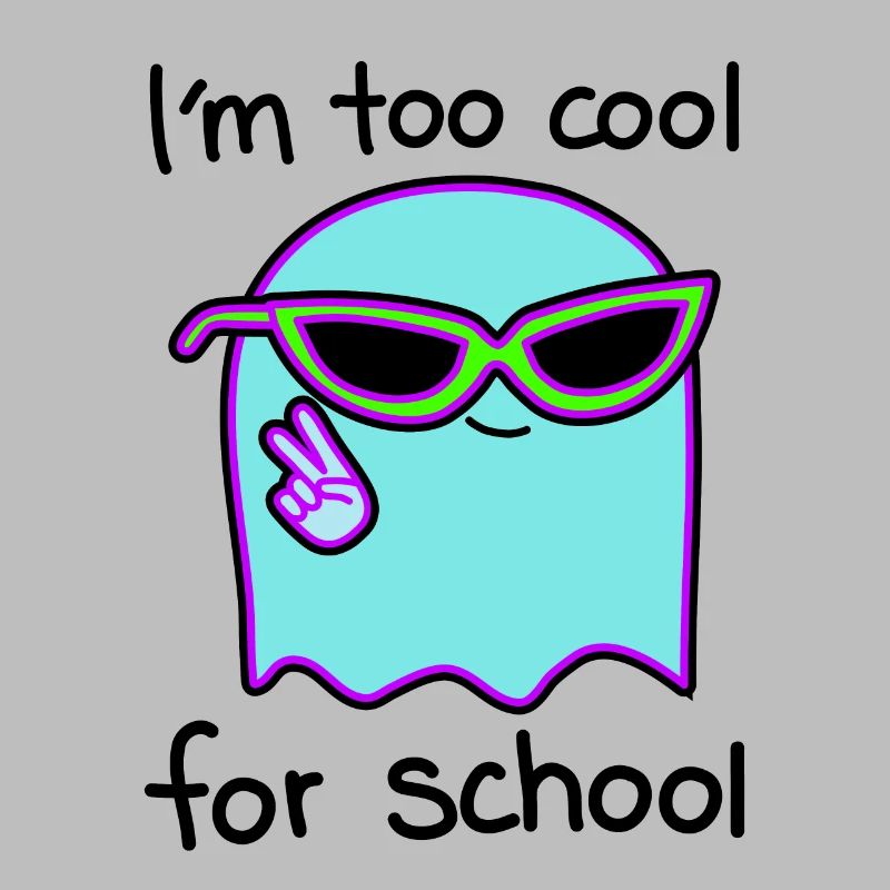 Décontracté et effronté à cool pour l’école