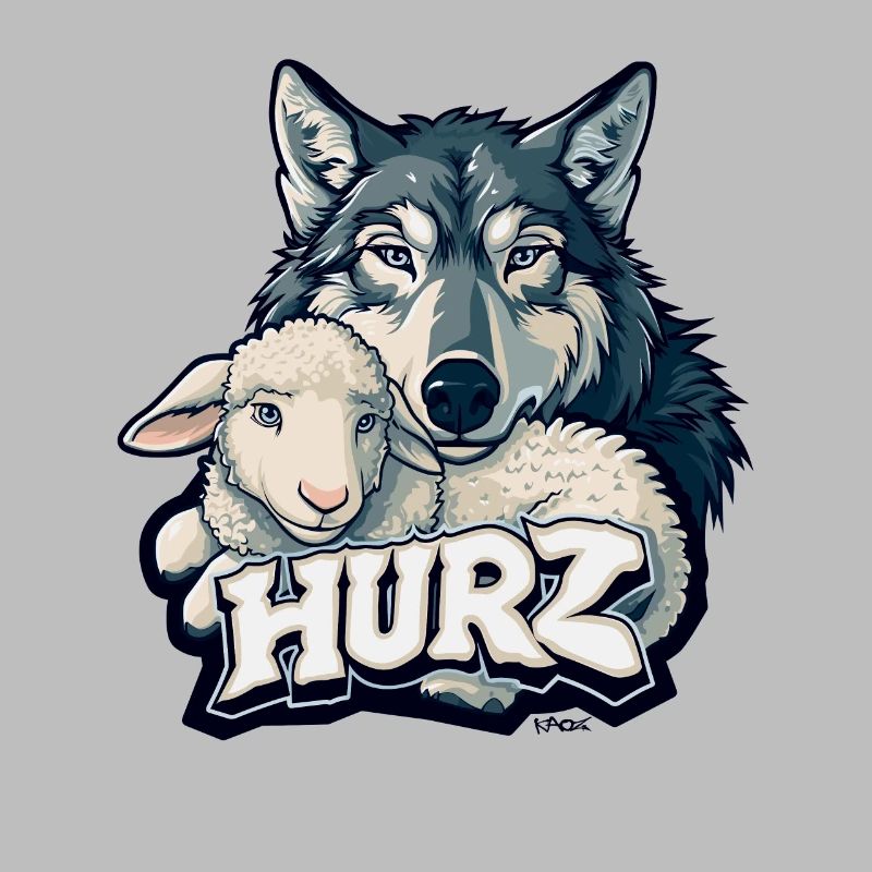 Hurz, der Wolf das Lamm