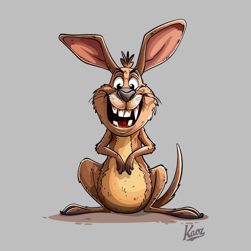 Funny Crooked Teeth: The Crazy Kangaroo