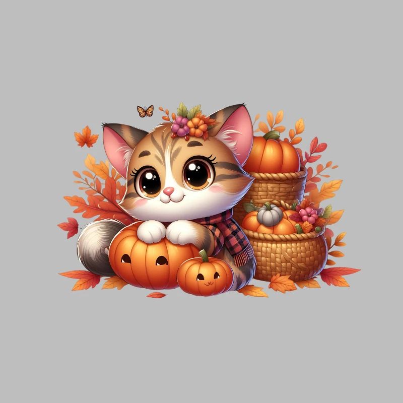 chat automne 2