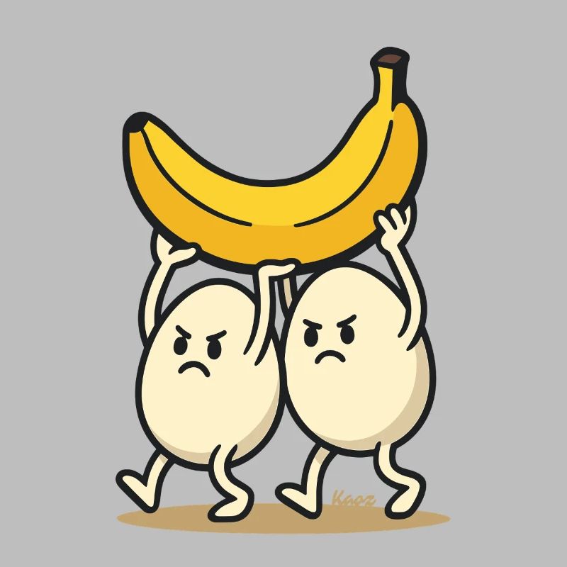 Teamwork – Zwei Eier und eine Banane
