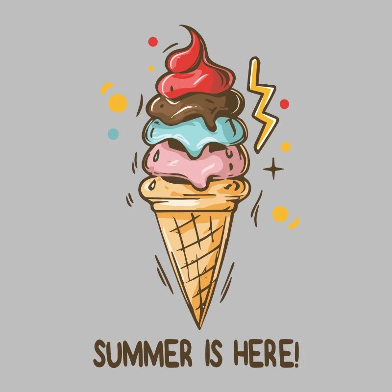 Eis Summer is here Eiscreme Eisdiele Sommerzeit