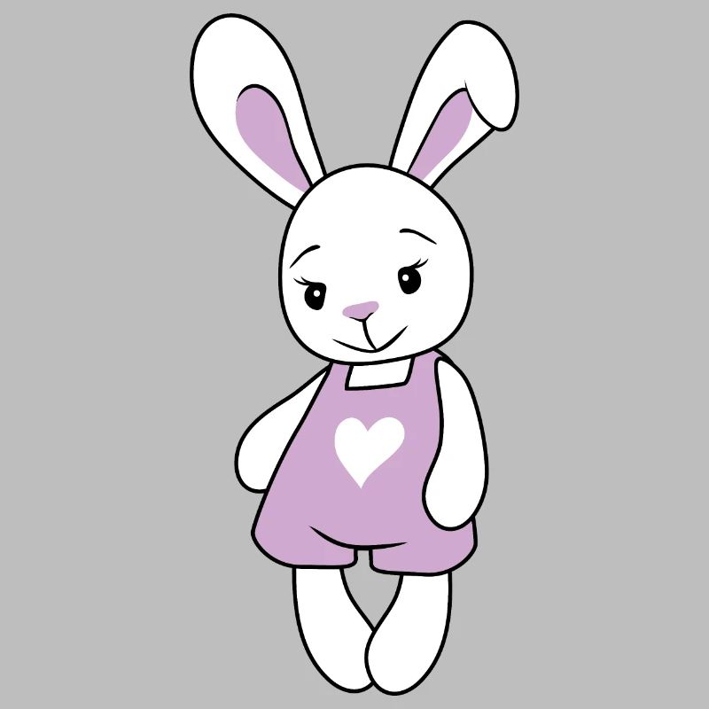 Cute cartoonish rabbit