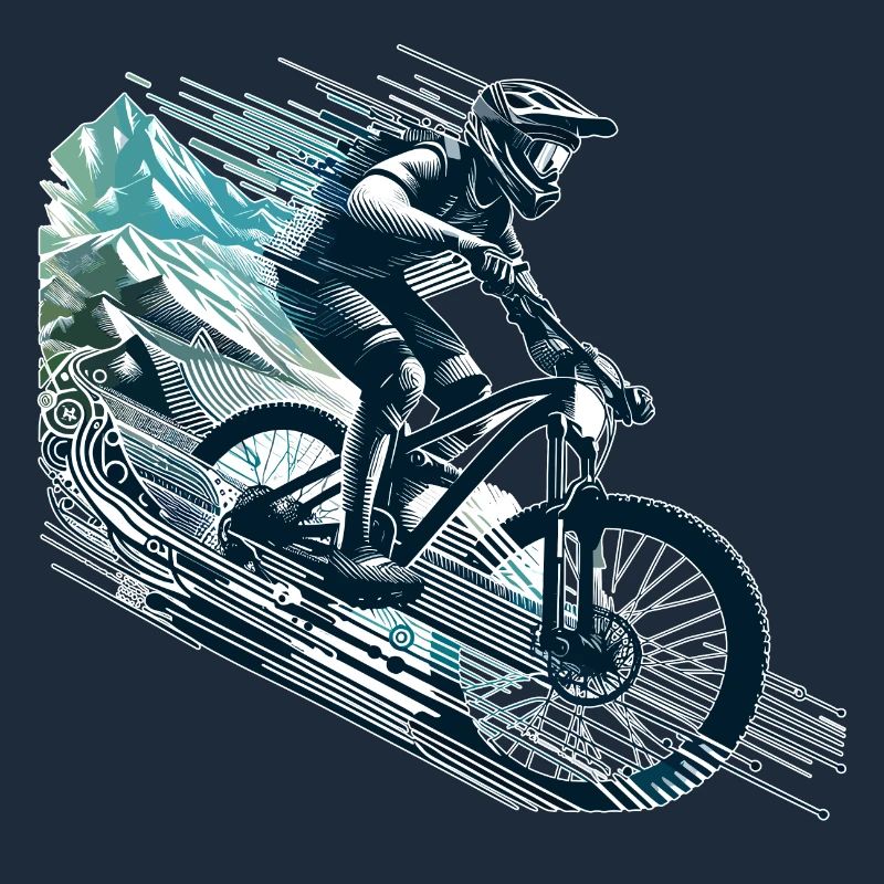 MTB Mountainbiking Downhill Geschenk