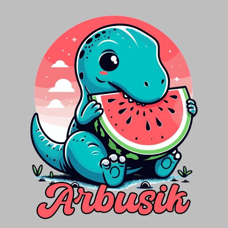Mignon T-Rex Pastèque Arbusik Cadeau