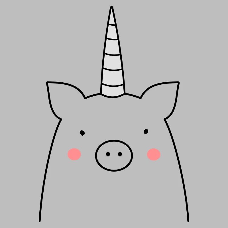 witziges Schwein Einhorn Sau Geschenkidee