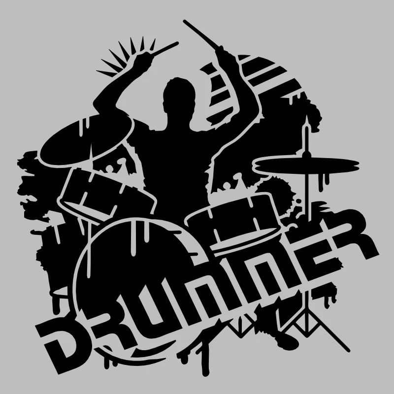 A DRUMMER ON HIS DRUMS