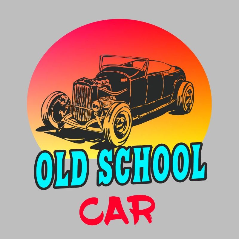 Old School Car / Geschenk Oldtimer Auto Tuning