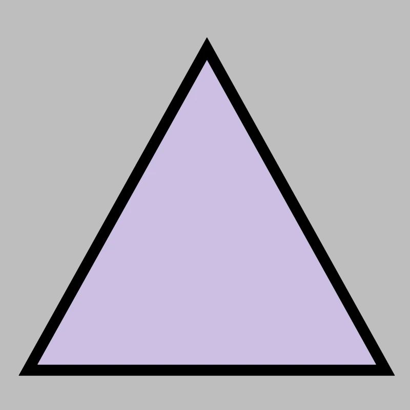 hipster triangle dreieck form