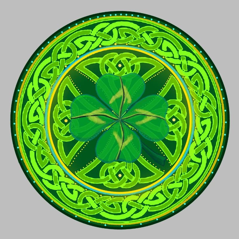 Celtic Four-Leaf Clover