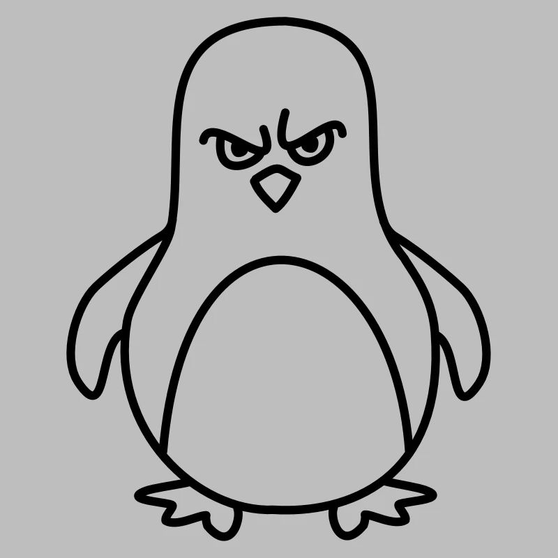 lustiger pinguin