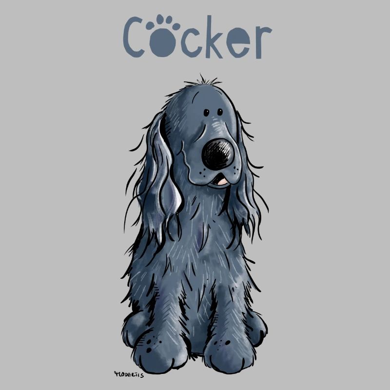 Lustiger Cocker Spaniel