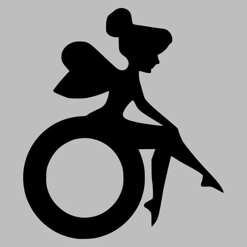 Image d’une fée en fauteuil roulant #