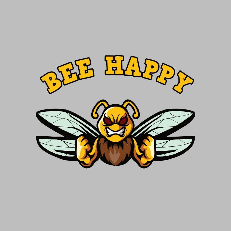 Bee Lucky Motif with Aggression