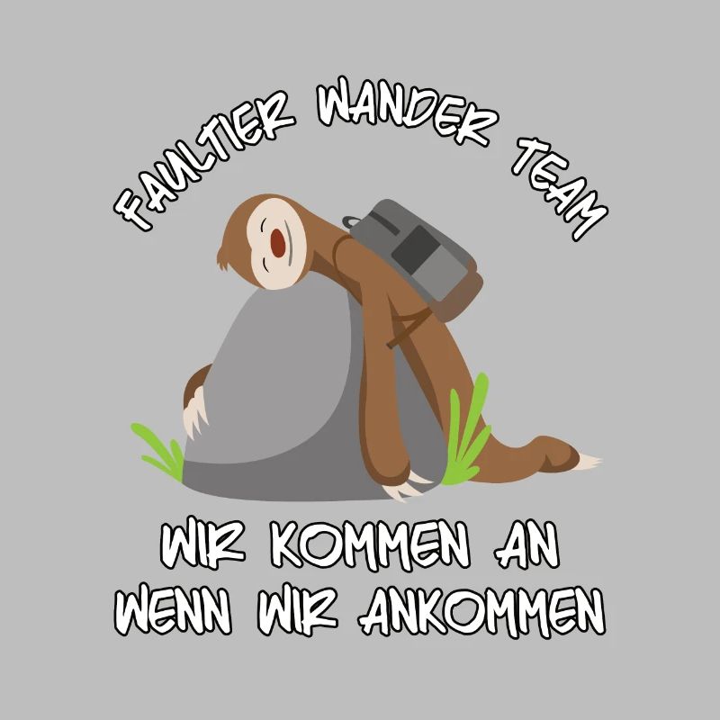 Faultier Wander Team Sloth Wandergruppe