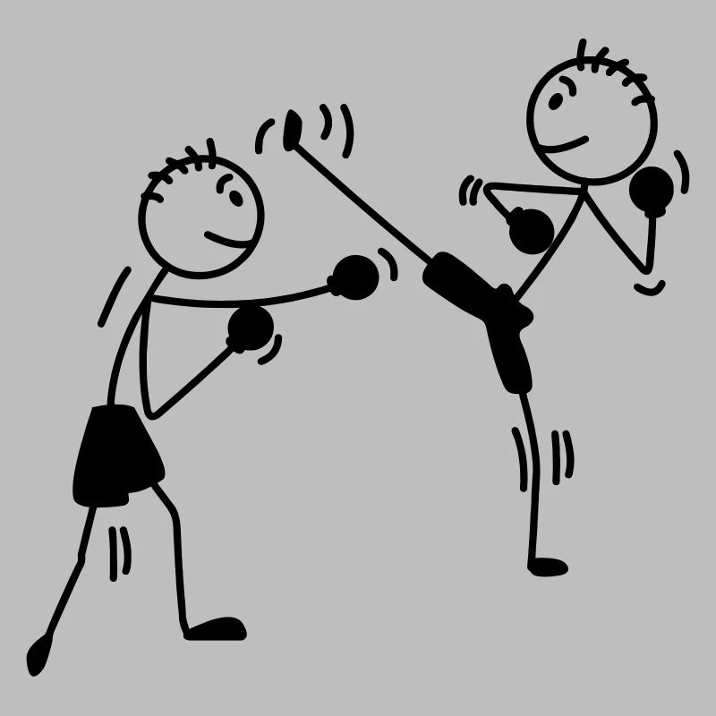 kickboxing high kick and punches