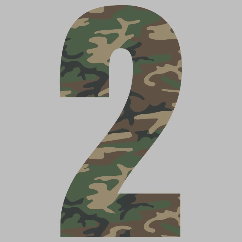 Tough number 2 in camouflage pattern!