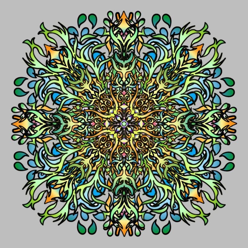 Mandala | Bunt | Leben | Geschenkidee