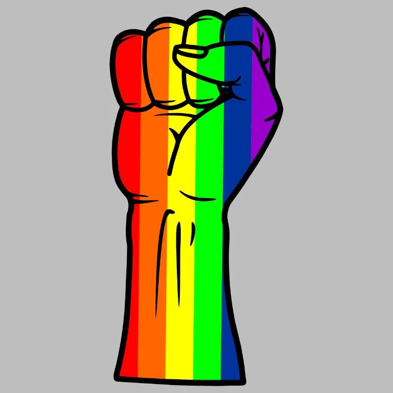 Regenbogen-Handfaust